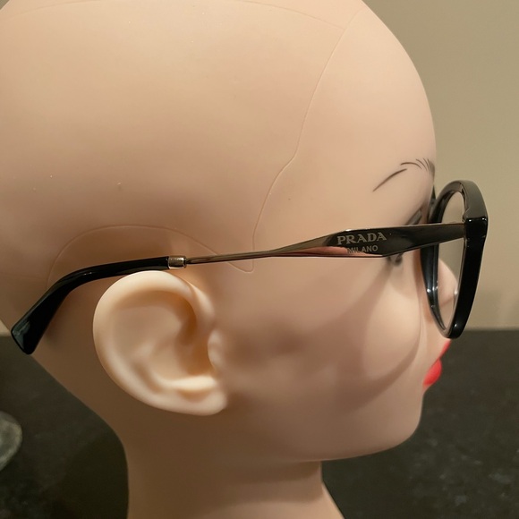 Prada Eyeglasses VPR02ZV 1AB101 NWT BLACK šš¤ - Picture 14 of 14